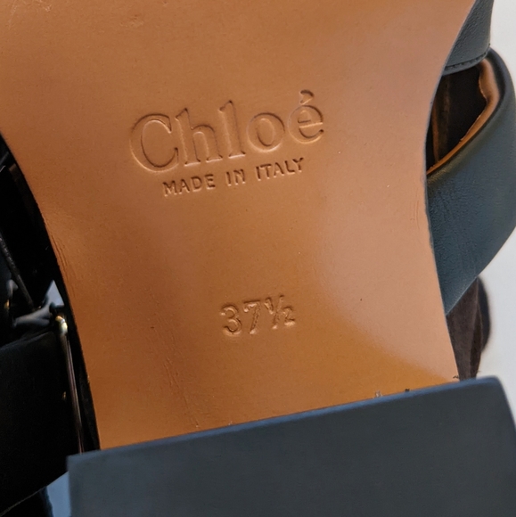 Chloe Rylee Black Suede And Leather Boots | 37.5 - Picture 11 of 16